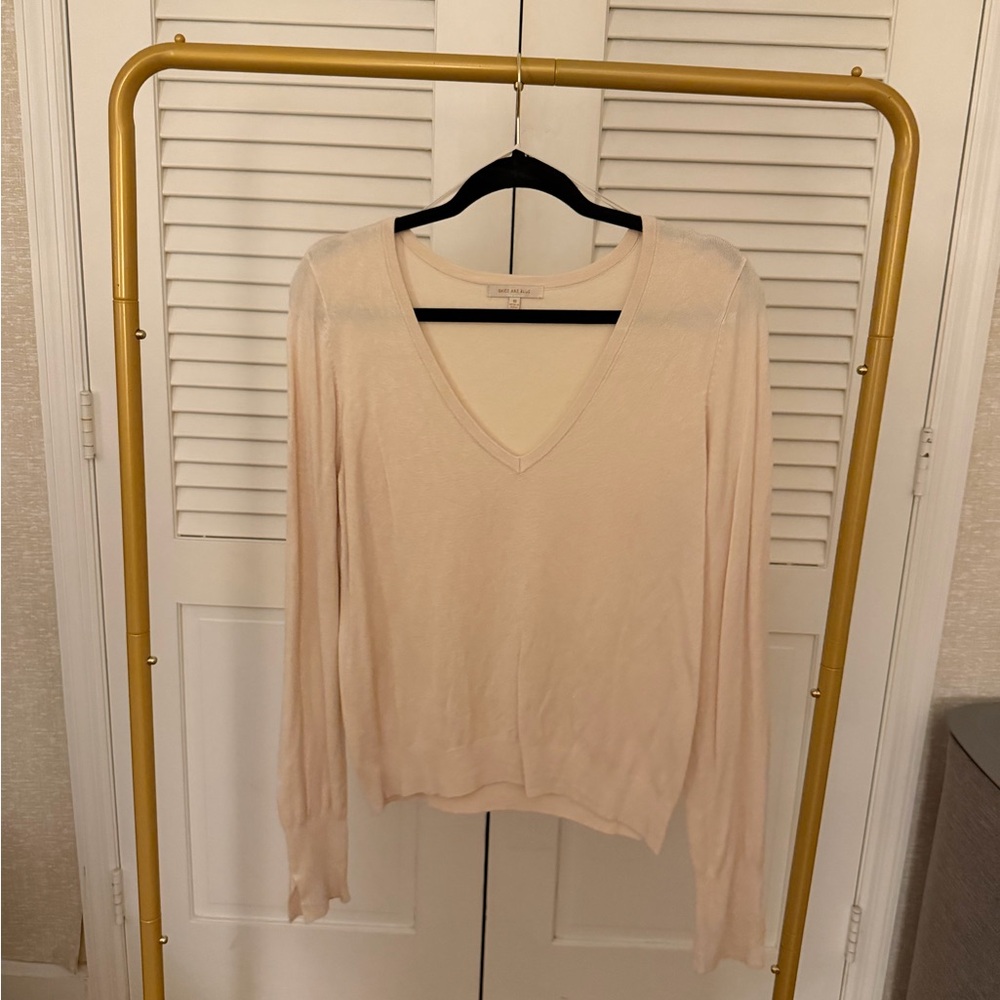 Skies Are Blue Soft Cream Top